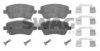 SWAG 84 91 6649 Brake Pad Set, disc brake